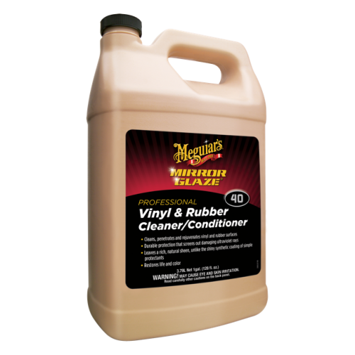 Meguiar S M40 Mirror Glaze Vinyl Rubber Cleaner Conditioner 1 Gallon