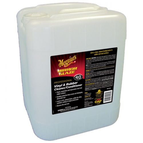 Meguiar S M40 Mirror Glaze Vinyl Rubber Cleaner Conditioner 5 Gallon