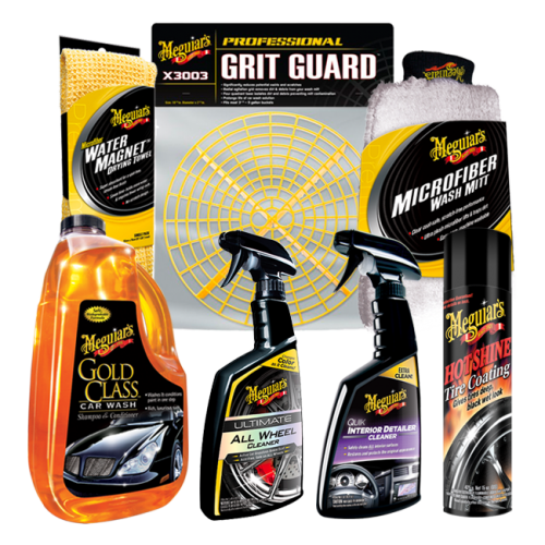 Meguiar's Clean and Shine Kit - Premium Interior/Exterior Car Cleaning Kit