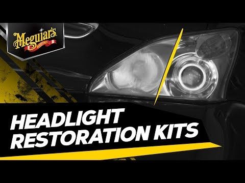  Meguiar's Two Step Headlight Restoration Kit, Headlight Cleaner  Restores Clear Car Plastic and Protects from Re-Oxidation, Includes  Headlight Coating and Cleaning Solution - 4 Count (1 Pack) : Everything Else