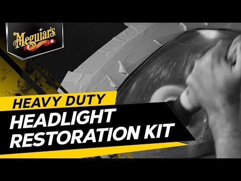 Meguiar S Heavy Duty Headlight Restoration Kit