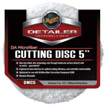 Meguiar's® DMC5 DA Microfiber Cutting Disc - 5 inch (2 pack)