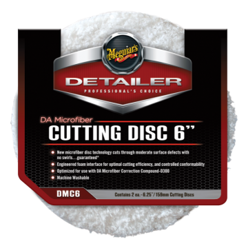 Meguiar's® DMC6 DA Microfiber Cutting Disc - 6 inch (2 pack)