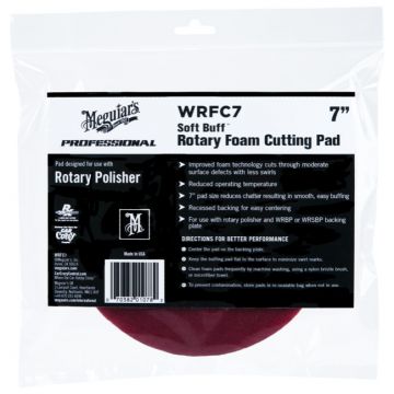 Meguiar's® Soft Buff™ Rotary Foam Cutting Pad - 7 inch